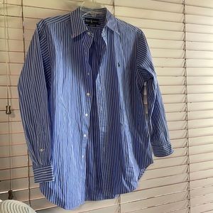 Men’s Ralph Lauren Long Sleeve Stripe Dress Shirt